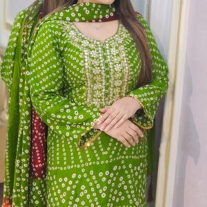 Elegant 3-Piece Chunri Boutique Dress Set - Stylish & Unique Design