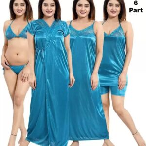 Elegant 6-Piece Women's Nightwear Set for Ultimate Comfort