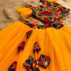 Elegant Baby Party Lehenga Dress - Traditional Indian Attire for Celebrations