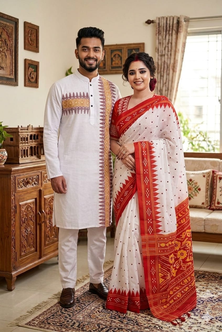 Elegant Boisakhi Panjabi Collection - Traditional Attire for Festive Celebrations % Elegant Boisakhi Panjabi Collection - Traditional Attire for Festive Celebrations