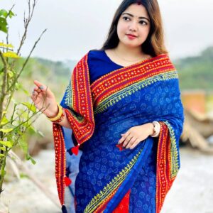 Elegant Boishakhi Saree Collection with Blouse Piece – Celebrate in Style