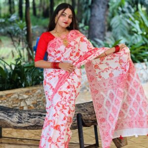 Elegant Boishakhi Saree Collection with Blouse Piece - Premium Designs