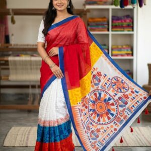 Elegant Boishakhi Saree Collection with Blouse Piece - Premium Traditional Wear