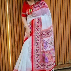 Elegant Boishakhi Saree Collection with Matching Blouse Piece - Premium Quality