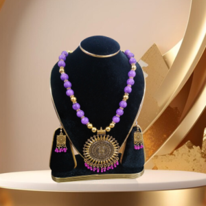 Elegant Bridal Jewelry Set with Necklace and Earrings for Parties