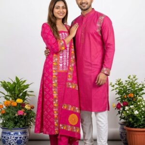 Elegant Couple Sharee Set - Premium Quality Traditional Attire for Couples