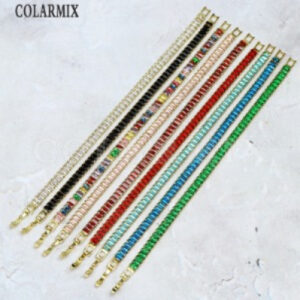 Elegant Crystal Bracelet in ColorMix Design for a Stylish Look