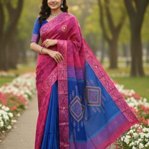 Elegant Dhupiyan Silk Saree - Luxe Traditional Attire for Every Occasion