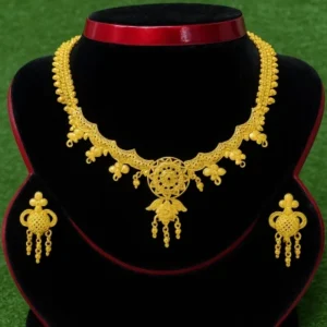 Elegant Gold Plated Jewelry Set for Women - Timeless Fashion Accessory
