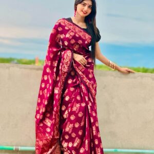 Elegant Jamdani Cotton Saree – Authentic Handwoven Design by Findshob