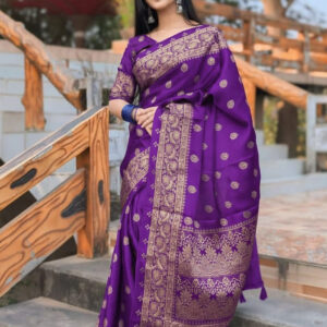 Elegant Japanese Silk Saree with Blouse Piece - Premium Quality Design