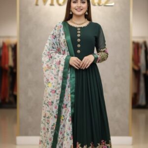 Elegant Jorjet Embroidered Party Dress for Women – Chic Evening Wear