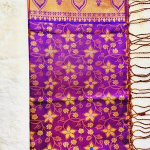 Elegant Katan Silk Saree - Luxurious Soft Fabric for Timeless Style