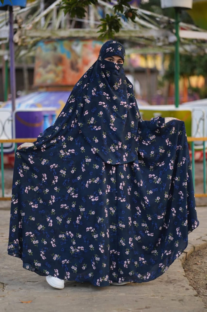 Elegant Long Namaji Khimar - Premium Quality Hijab for Modest Fashion % Elegant Long Namaji Khimar - Premium Quality Hijab for Modest Fashion