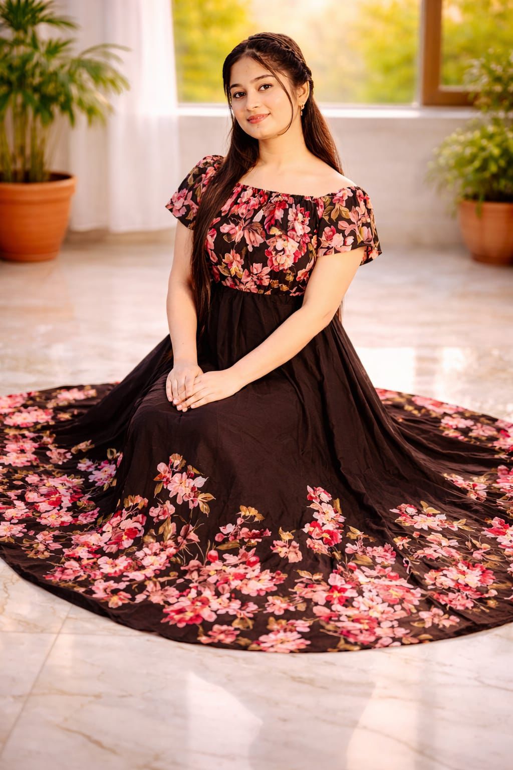Elegant Mermaid-Style Gown in Luxurious Fabric for Special Occasions % Elegant Mermaid-Style Gown in Luxurious Fabric for Special Occasions