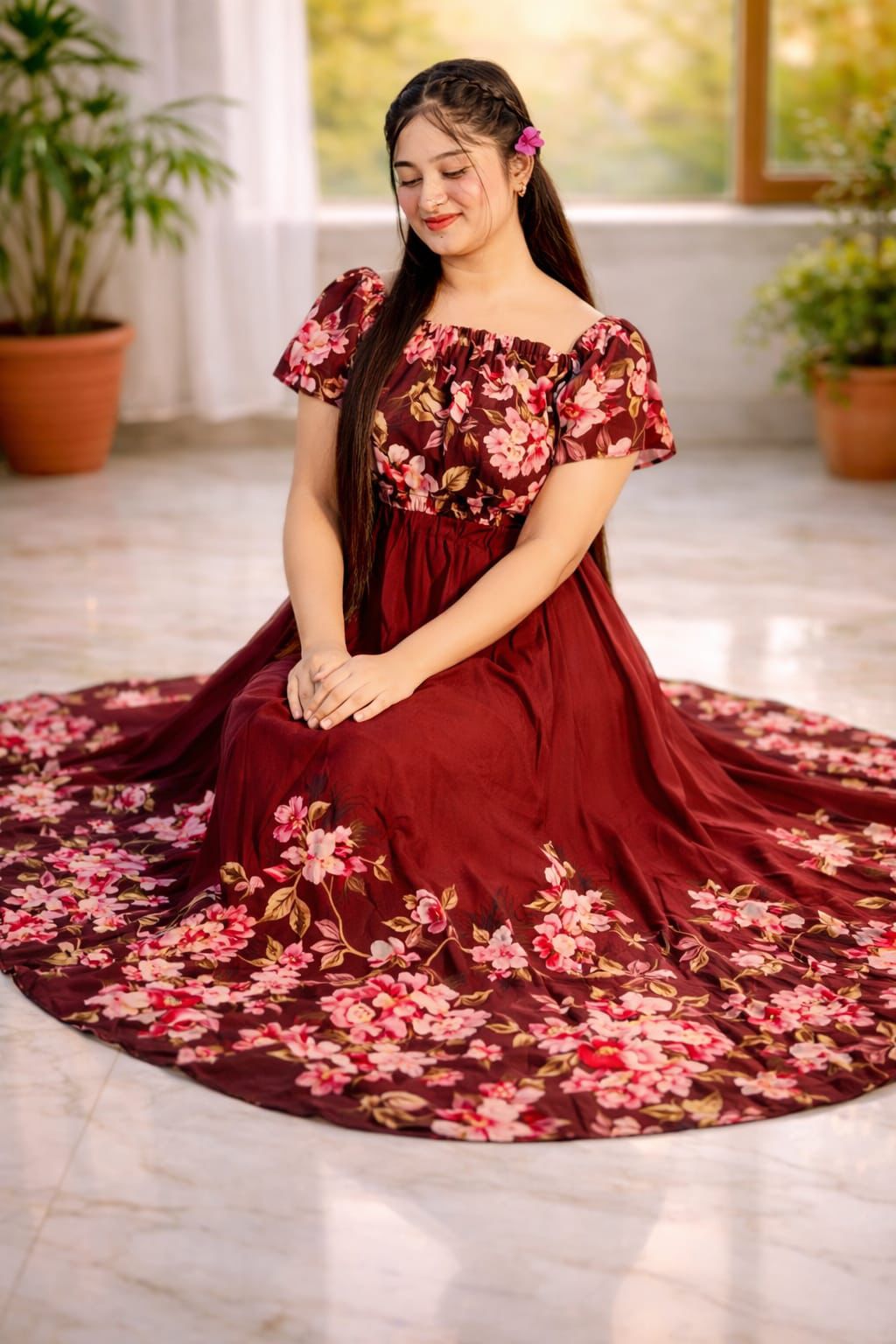 Elegant Mermaid-Style Gown in Luxurious Fabric for Special Occasions % Elegant Mermaid-Style Gown in Luxurious Fabric for Special Occasions