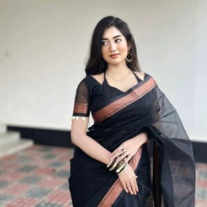 Elegant Nokshi Pair Suti Saree - Handcrafted Traditional Weave for Festive Elegance
