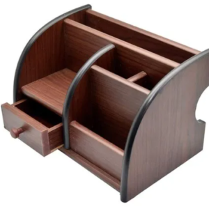 Elegant Pen Stand with Business Card and Mobile Holder Organizer