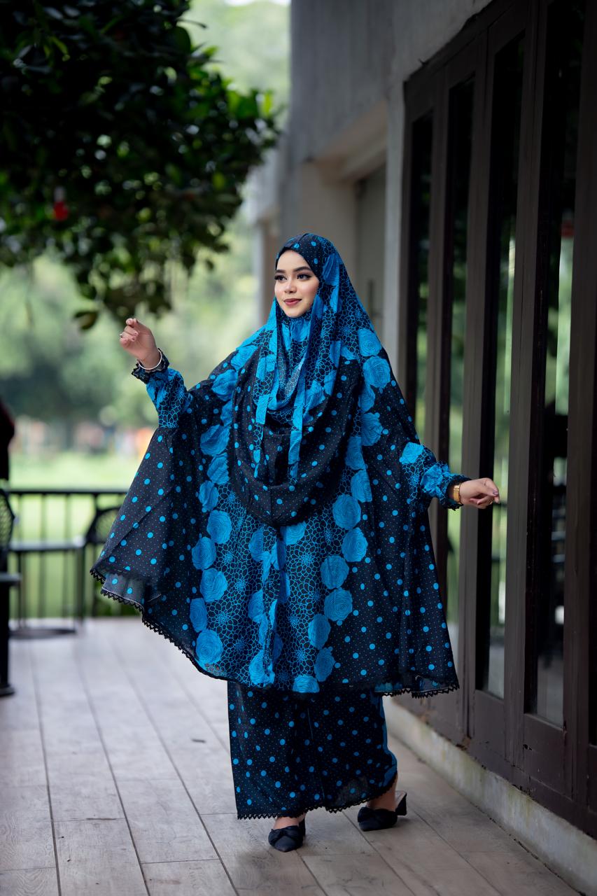 Elegant Plaju Khimar Set - Premium Quality Hijab and Outfit Ensemble % Elegant Plaju Khimar Set - Premium Quality Hijab and Outfit Ensemble