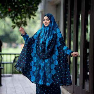 Elegant Plaju Khimar Set - Premium Stylish Islamic Headscarf and Abaya Ensemble
