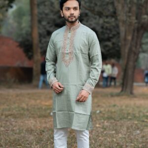 Elegant Premium Panjabi Attire for Men – Traditional Style and Comfort