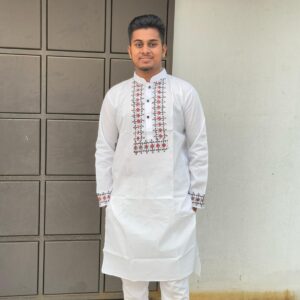 Elegant Printed Panjabi for Men - Stylish Ethnic Wear for Special Occasions