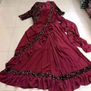 Elegant Ready-to-Wear Saree with Matching Blouse Piece for Effortless Style