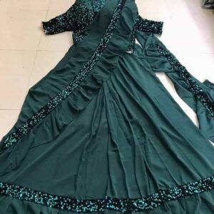 Elegant Readymade Saree with Blouse – Stylish Indian Ethnic Wear