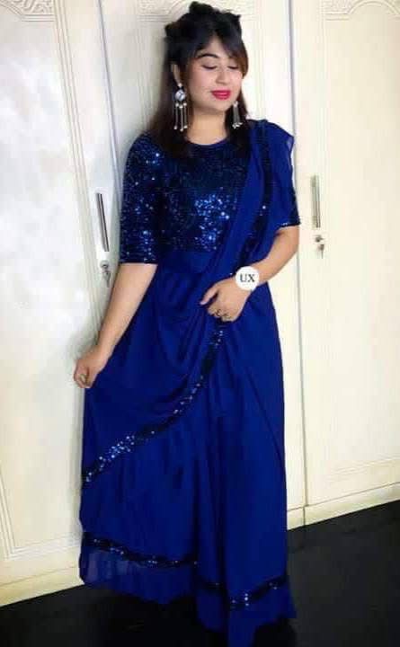 Elegant Readymade Saree with Matching Blouse - Perfect for Any Occasion % Elegant Readymade Saree with Matching Blouse - Perfect for Any Occasion