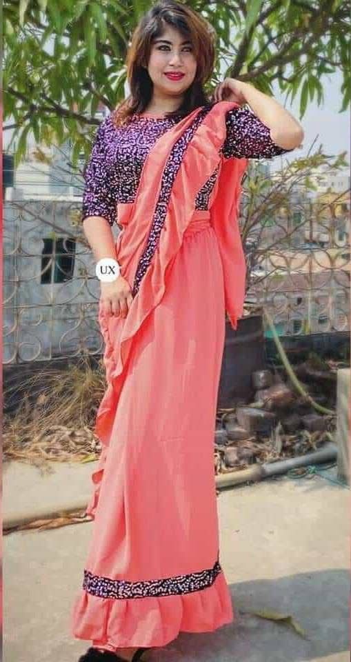 Elegant Readymade Saree with Matching Blouse - Perfect for Any Occasion % Elegant Readymade Saree with Matching Blouse - Perfect for Any Occasion