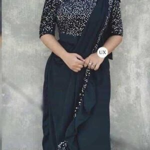 Elegant Readymade Saree with Matching Blouse - Perfect for Any Occasion