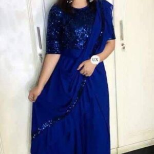 Elegant Readymade Saree with Matching Blouse Piece for Effortless Style