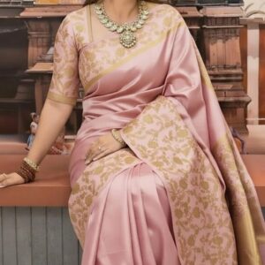 Elegant Rupkotha Woven Saree - Premium Silk Blend for Special Occasions