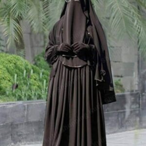 Elegant Samia Burqa Set with Hijab and Niqab for a Stylish Look