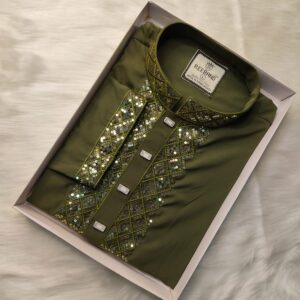 Elegant Sequence Panjabi for Men - Premium Quality Traditional Attire