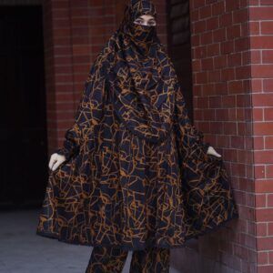Elegant Short Khimar Set for Modest Fashion – Versatile Headscarf Ensemble