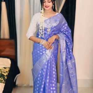 Elegant Silk Katan Saree – Luxurious Soft Fabric for Timeless Style