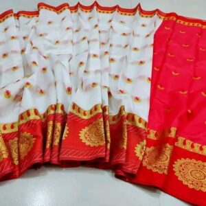 Elegant Soft Silk Katan Saree – Luxurious Handwoven Ethnic Wear