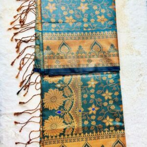 Elegant Soft Silk Katan Saree - Luxurious Indian Ethnic Wear for Special Occasions