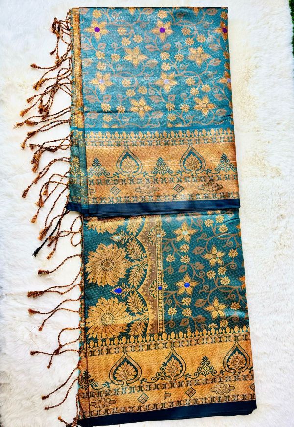Elegant Soft Silk Katan Saree - Luxurious Indian Ethnic Wear for Special Occasions % Elegant Soft Silk Katan Saree - Luxurious Indian Ethnic Wear for Special Occasions