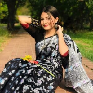 Elegant Soft Silk Katan Saree - Premium Handwoven Traditional Attire