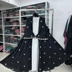 Elegant Star Pattern Koti Jacket for Stylish Layering