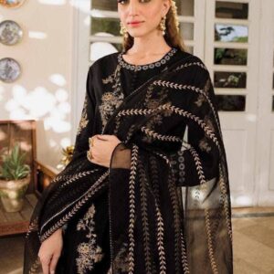 Elegant Three-Piece Afsan Set for Stylish Occasions