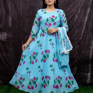 Elegant Three-Piece Jorjet Set for Stylish Occasions