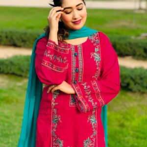 Elegant Three-Piece Ready-Made Outfit for Effortless Style