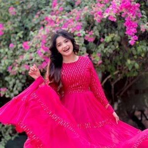 Elegant Two-Piece Eid Gown Set for Festive Celebrations