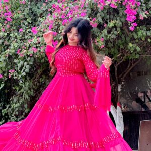Elegant Two-Piece Eid Gown Set - Perfect for Festive Celebrations