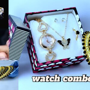 Elegant Watch Gift Set - Perfect for Him or Her, Stylish and Timeless
