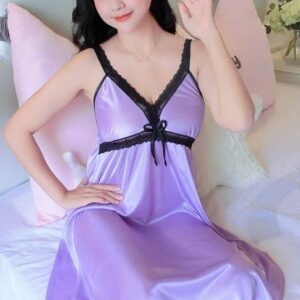 Elegant Women's Nightgown - Soft Fabric Sleepwear for Comfort and Style