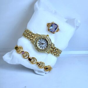 Elegant Women's Watch Set - Stylish Timepiece Duo for Every Occasion